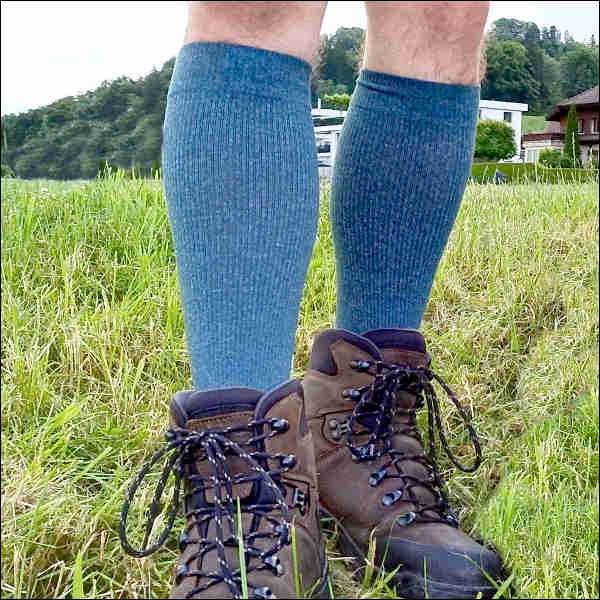 Wandern und Outdooraktivitäten mit den Baumwollsocken